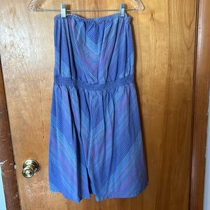 Strapless summer dress